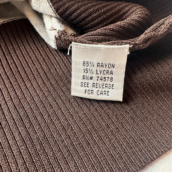 Cache animal print light sweater. 3/4 length sleeves. Size M - Picture 7 of 7